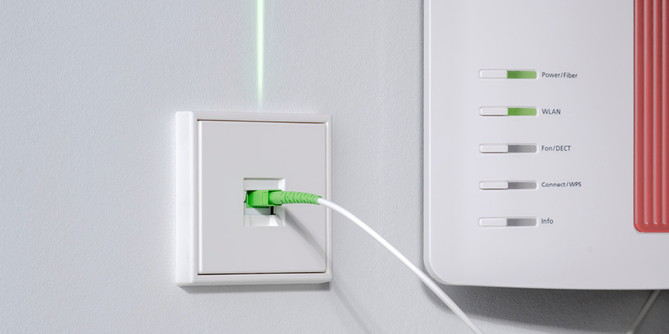 Die neuen Glasfaser-Anschlussdosen bei Thomas Lieber Elektroinstallation GmbH in Wallrabenstein