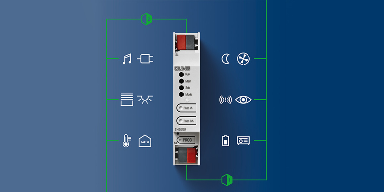 KNX Bereichs- und Linienkoppler bei Thomas Lieber Elektroinstallation GmbH in Wallrabenstein