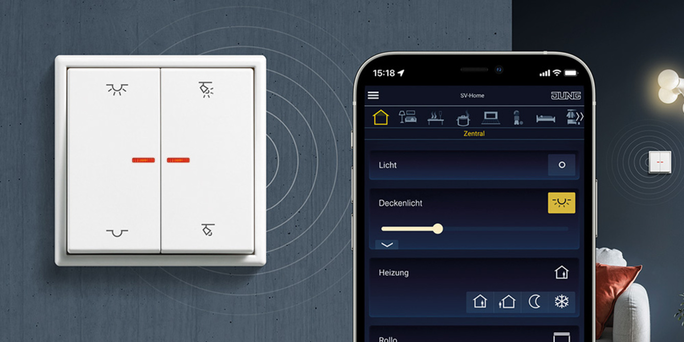 KNX RF Taster bei Thomas Lieber Elektroinstallation GmbH in Wallrabenstein